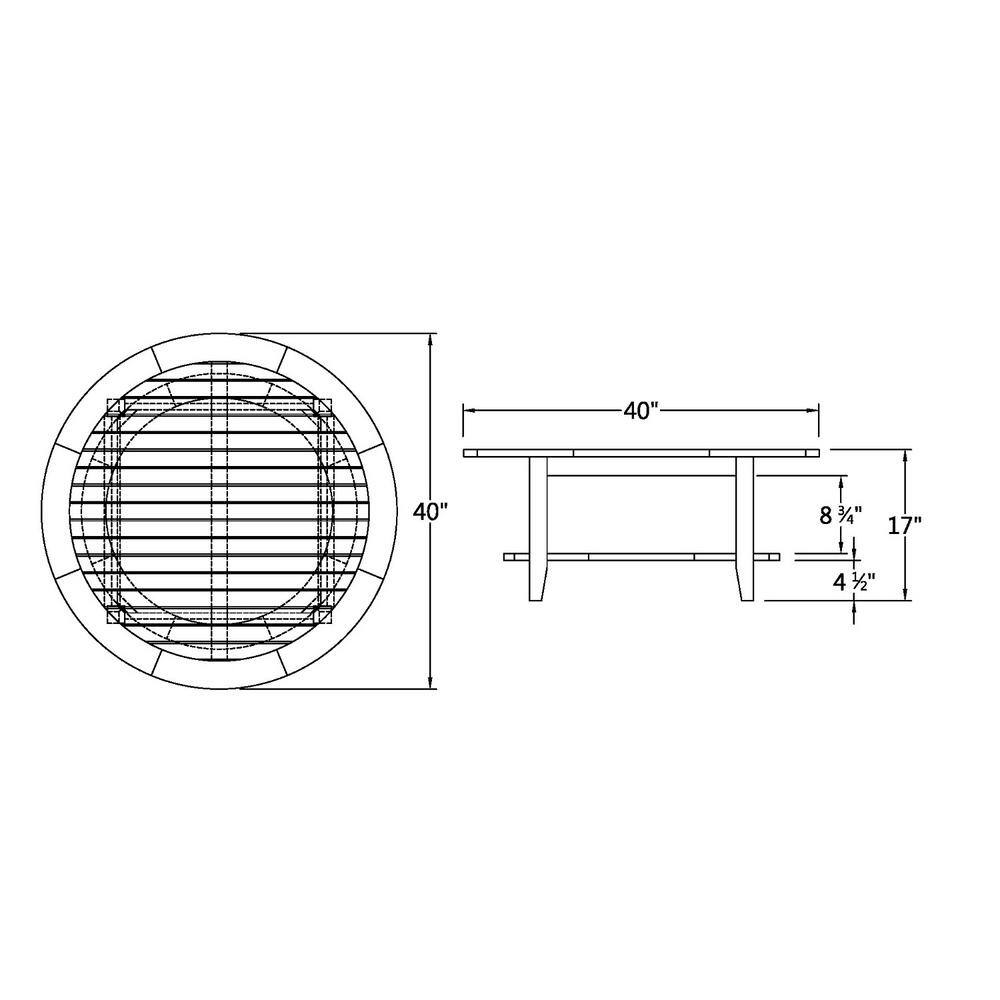 Cambridge Casual Zuma 5-Piece Teak Wood Patio Conversation Set