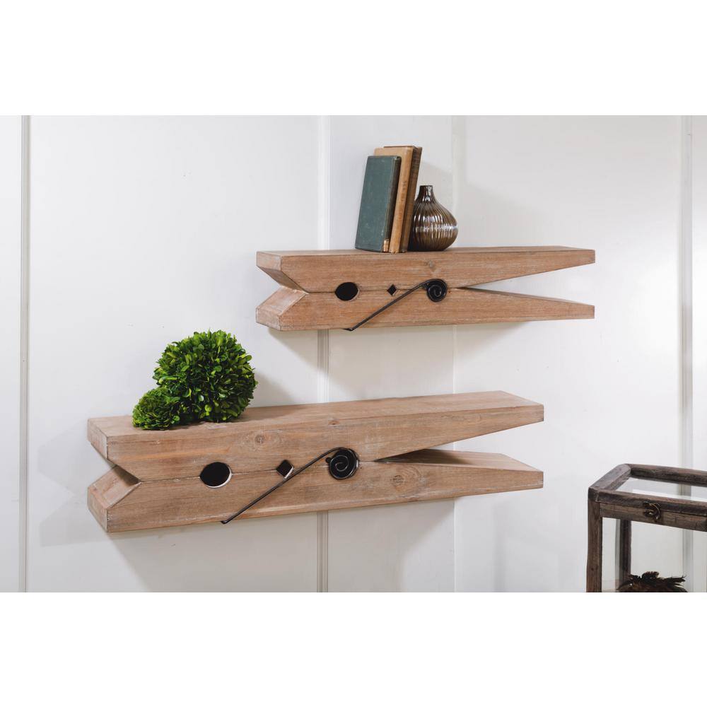 Tripar Decorative Wood Shelves Wall Art