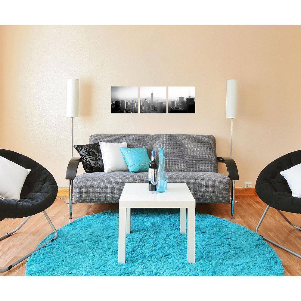 None New York Panoramic Black Matte Wall Decals