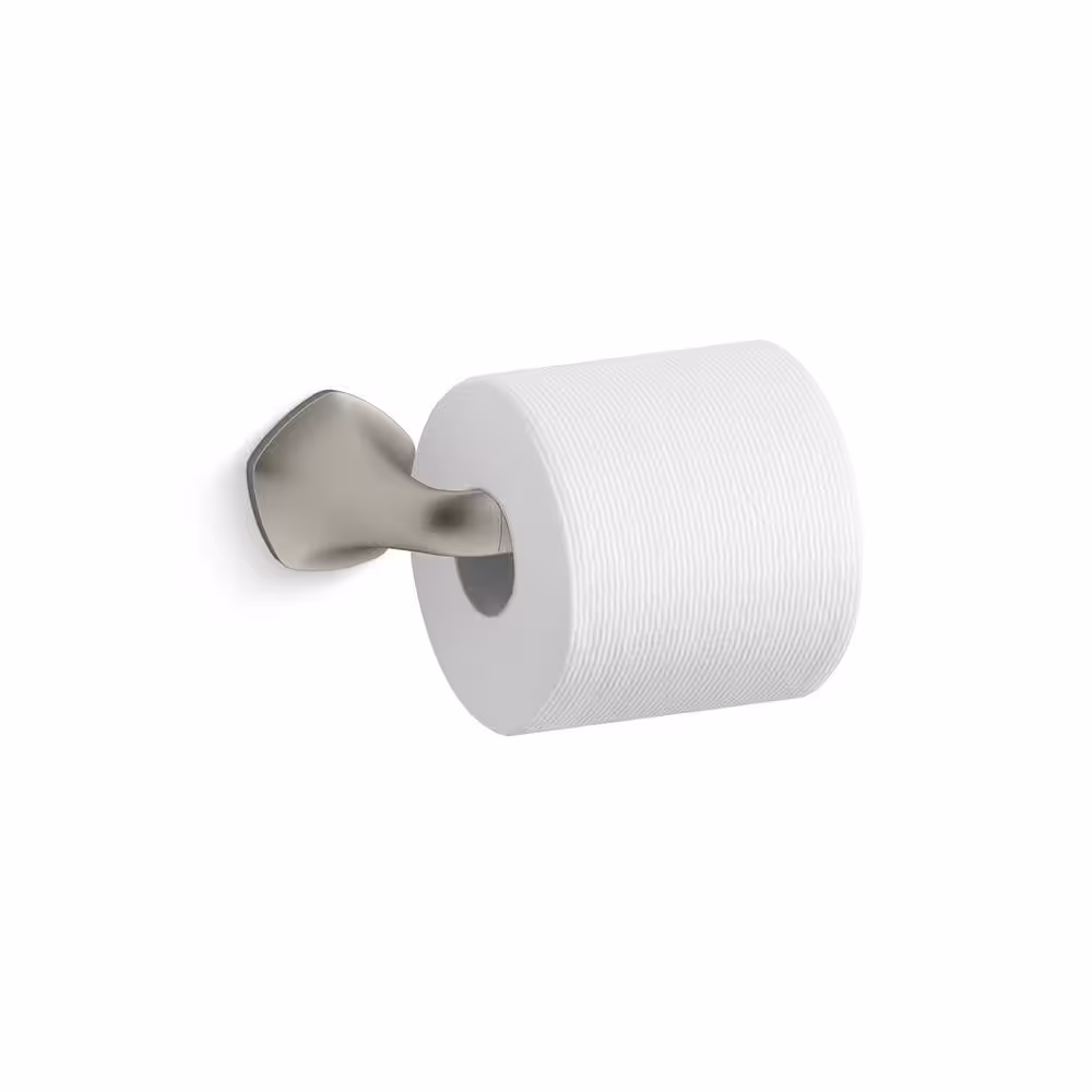 KOHLER Sundae Wall-Mount Toilet Paper Holder in Vibrant Brushed Nickel
