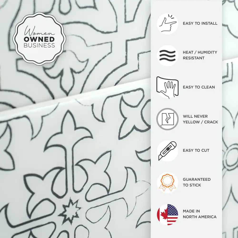 smart tiles Vintage Giotto Beige 9 in. x 9 in. Vinyl Peel and Stick Tile (2.22 sq. ft. / 4 pack)