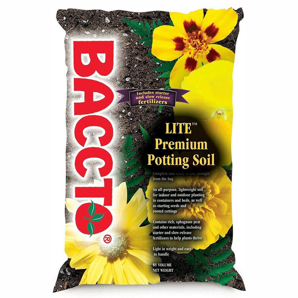 None Baccto Lite Premium Potting Garden Soil, 20 qt. Bag (10-Pack)