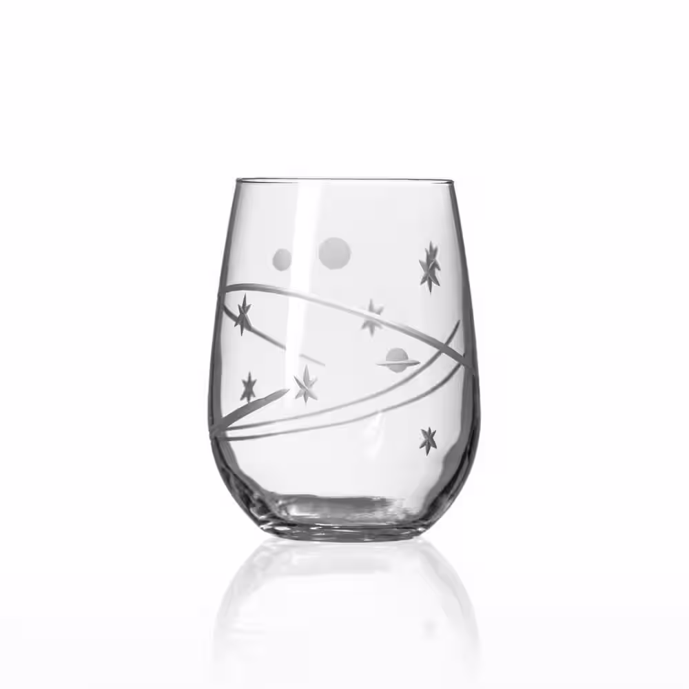 Rolf Glass Space 17 fl. oz. Stemless Wine Glasses (Set of 2)