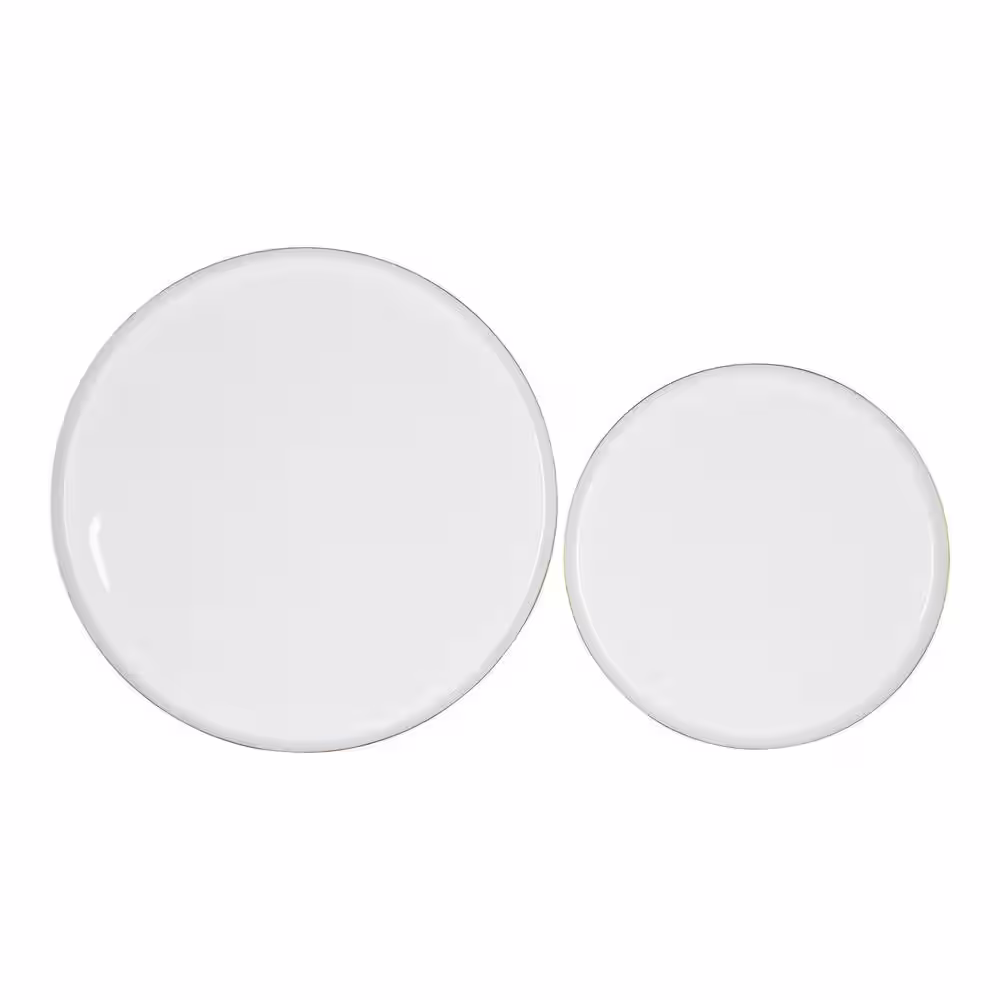 Kate and Laurel Neila White Decorative Tray