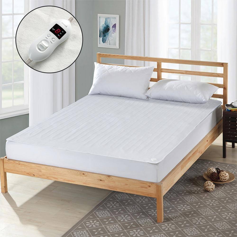 Gymax 39 in. x 7 5 in. Electric Blanket Heated Mattress Pad Twin Size with Overheat Protection