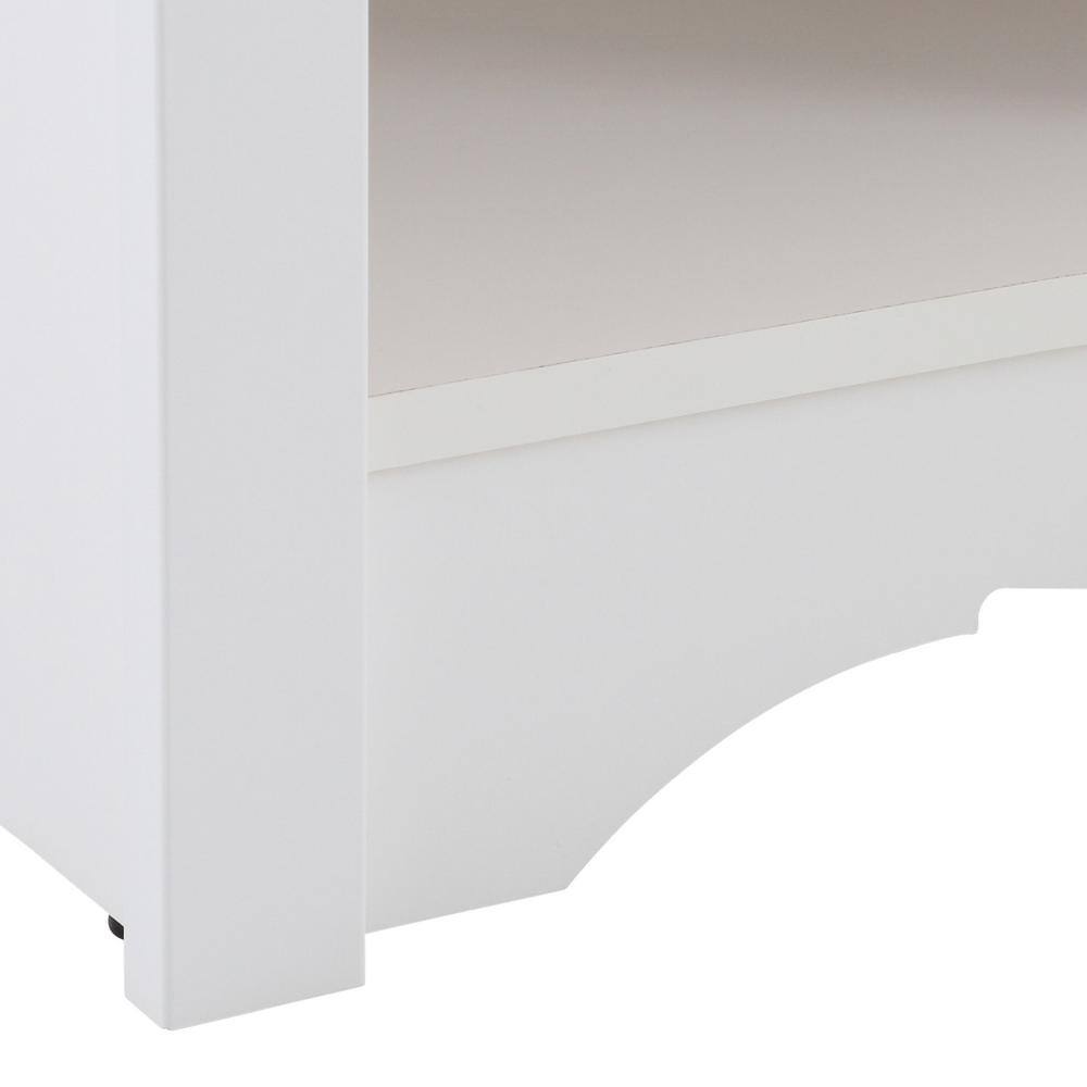 Prepac 20 in. H x 48 in. W x 15.75 in. D White Wood 3-Cube Organizer