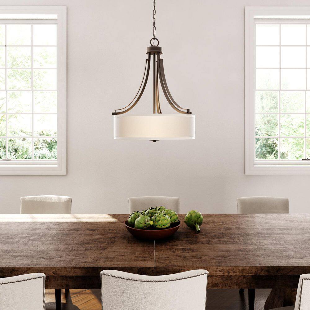 Minka Lavery Parsons Studio 3-Light Smoked Iron Pendant