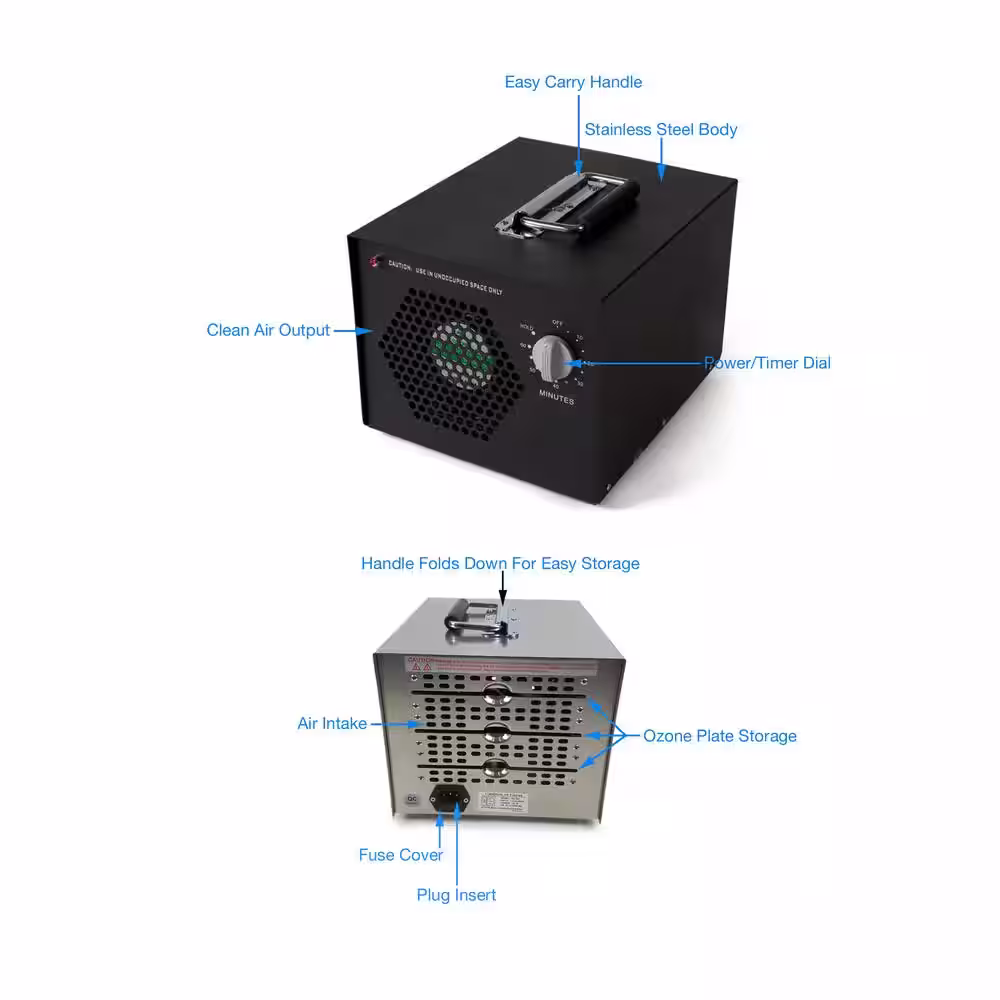 New Comfort HE 500 Commercial Ozone Generator Air Purifier