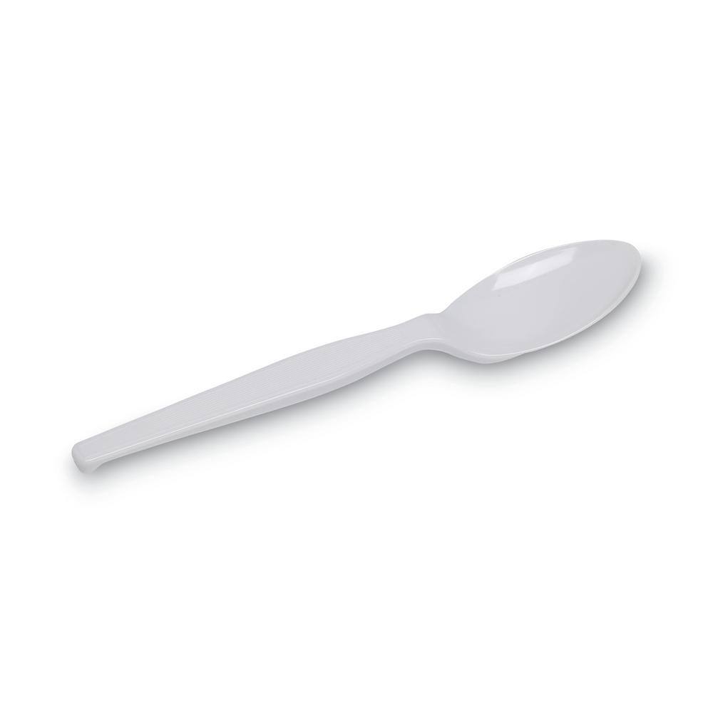 DIXIE White Individually Wrapped Disposable Polystyrene Teaspoons Utensils, Mediumweight (1000 Per Case)