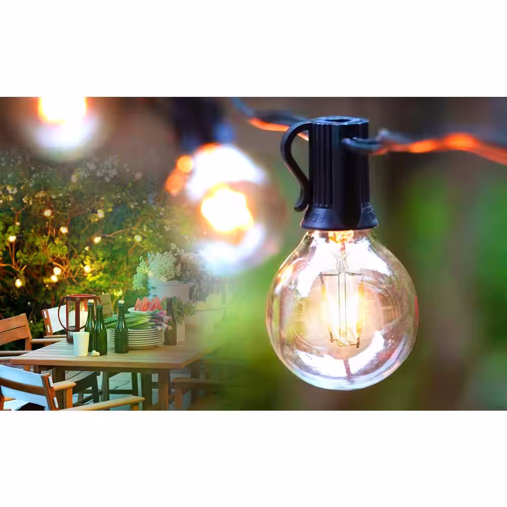 Brightech 1-Watt G40 Dimmable Energy-SavingÂ E17Â Base Vintage Edison LED Globe Light Bulbs Soft White 2700K (15-Pack)