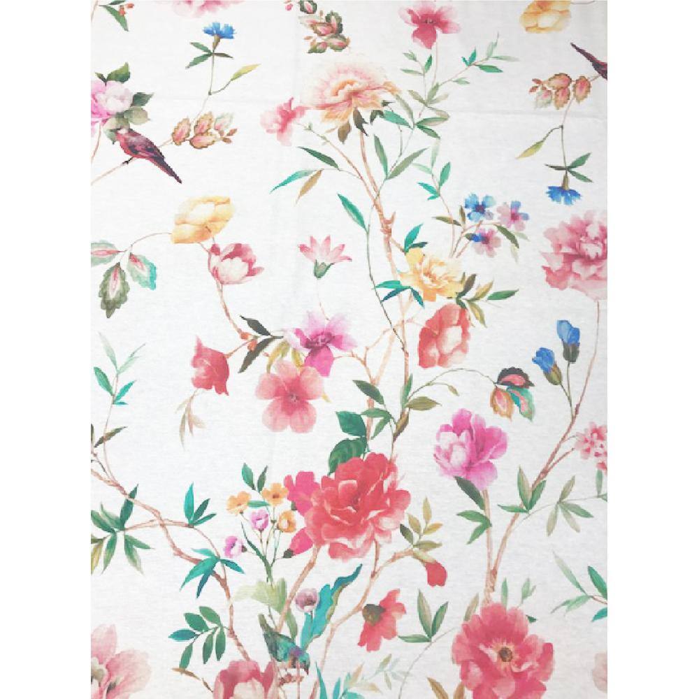 Lintex Coventry 60 in. x 102 in. Multi Cotton and Polyester Tablecloth