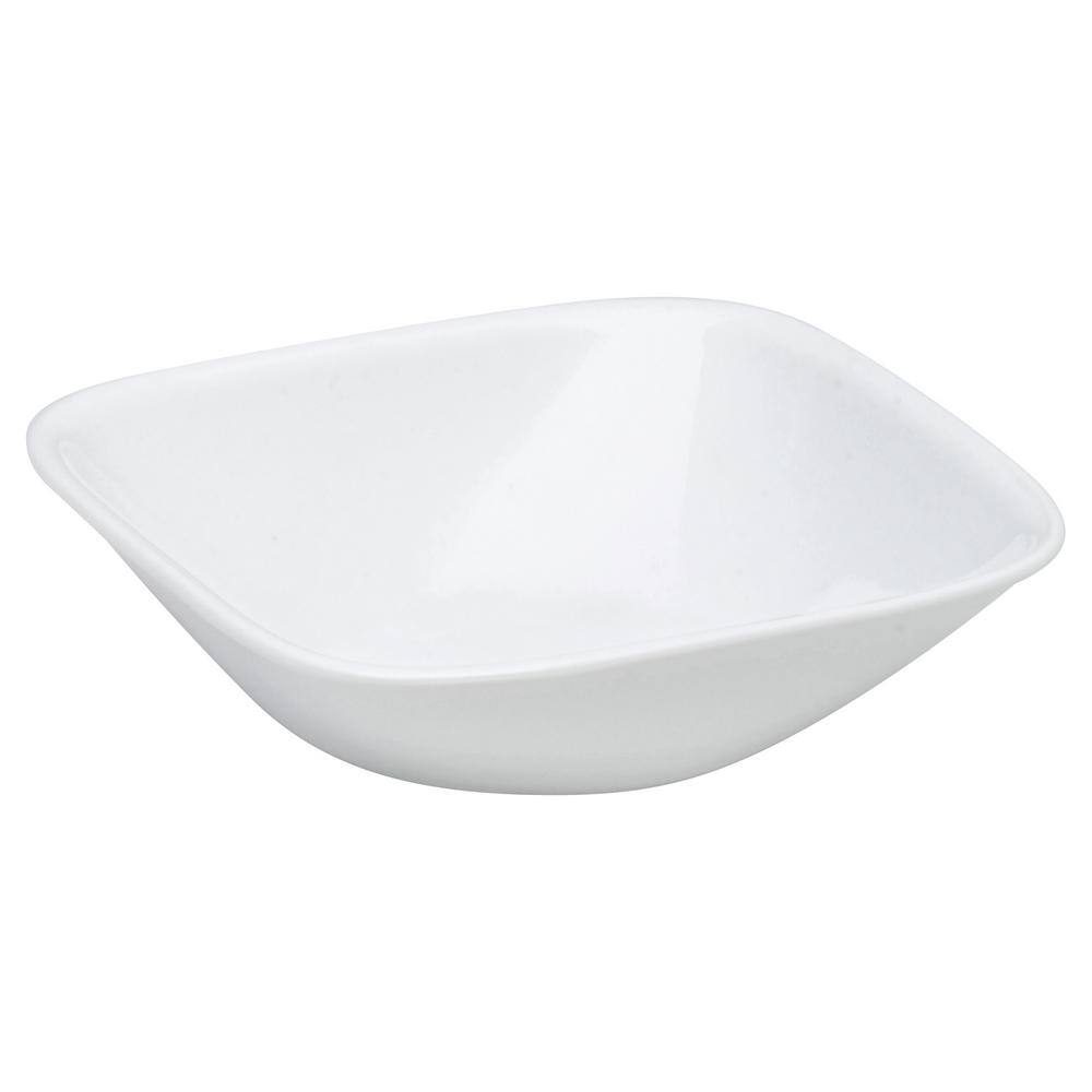 Corelle Square 32-Oz Bowl Pure White (2-Pack)