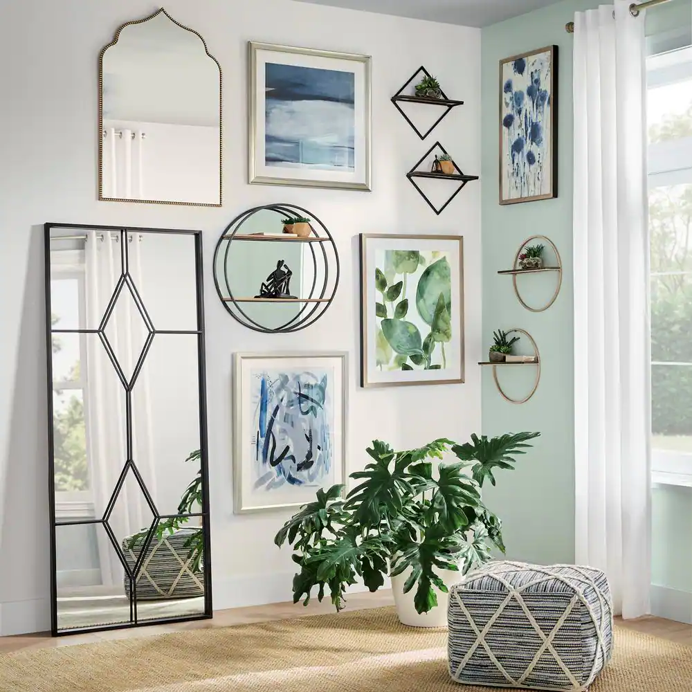 Pure Garden Artificial Succulent Plant Arrangements in Assorted Sizes (Set of 3)