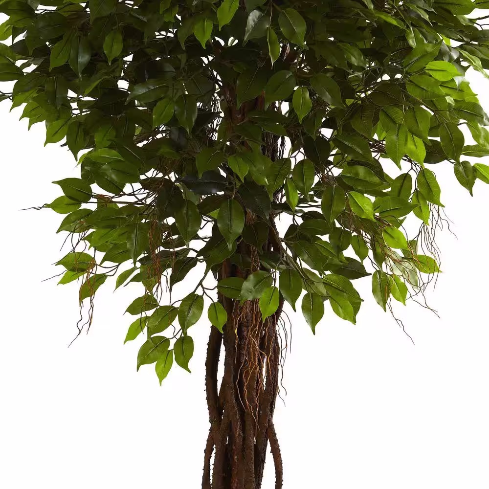 Nearly Natural 7.5 ft. Artificial UV Resistant Indoor/Outdoor Ficus Tree