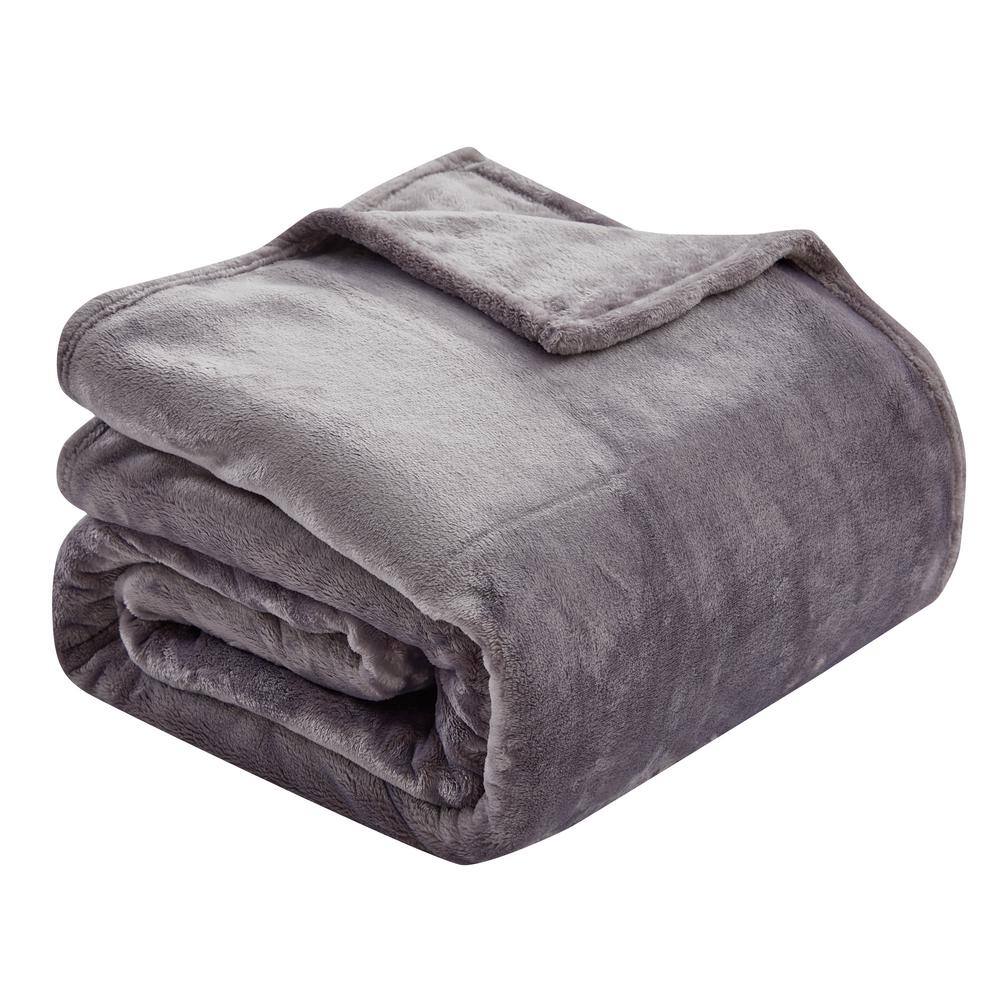 Thesis Silver Gray Full/Queen Knitted Blanket
