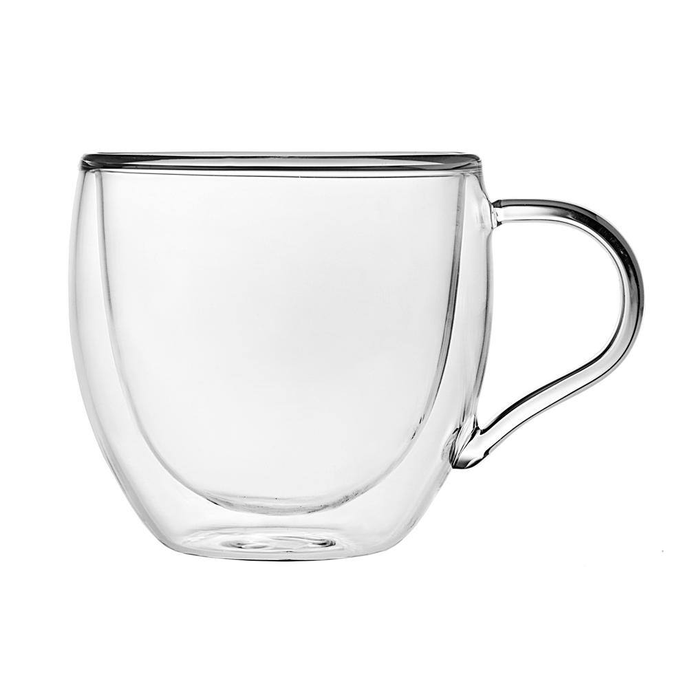 Godinger 3 oz. Espresso Glass Coffee Mug (Pair of 2)