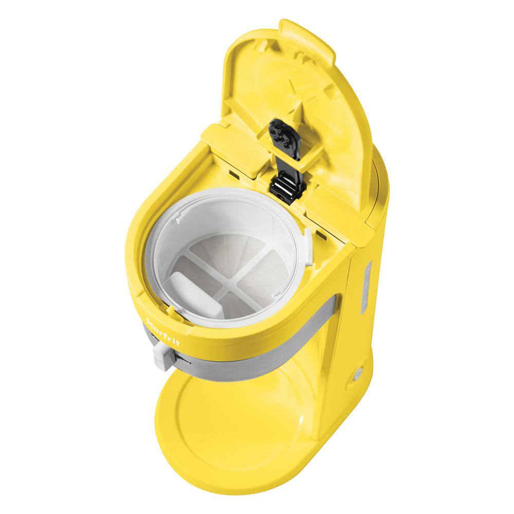 Starfrit 10-Cup Yellow Iced Tea and Coffee Maker with Glass Pitcher