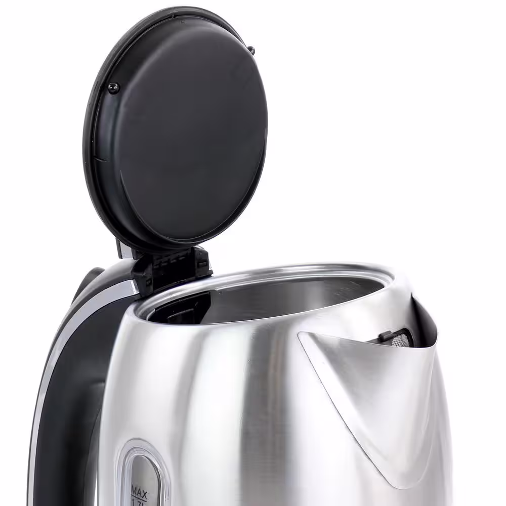 Better Chef 1.7 Liter 360 Degree Stainless Steel Silver Cordless Electric Kettle