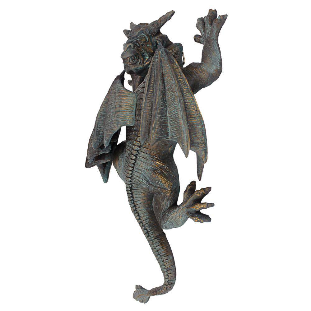 Design Toscano 13 in. x 7 in. Gargoyle on the Loose Wall Sculpture