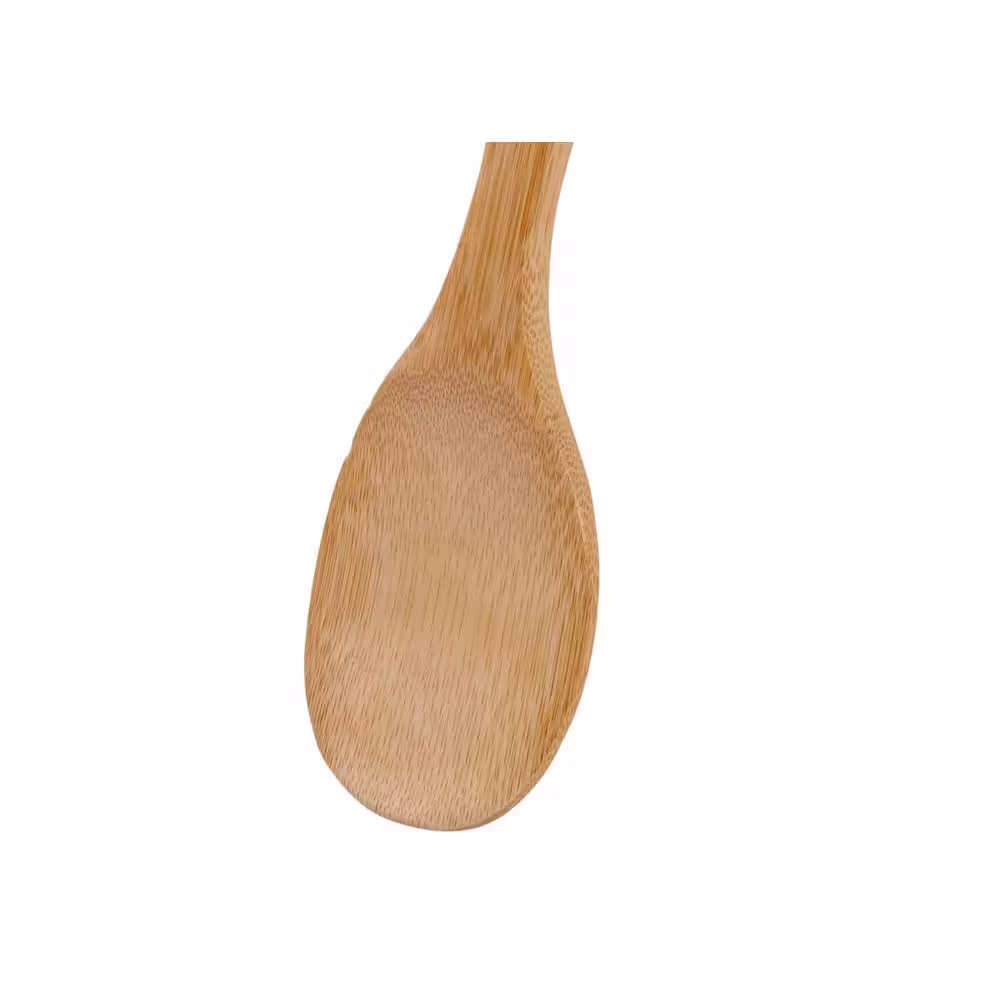 None Burnished Bamboo Rice Paddle, 9 in.
