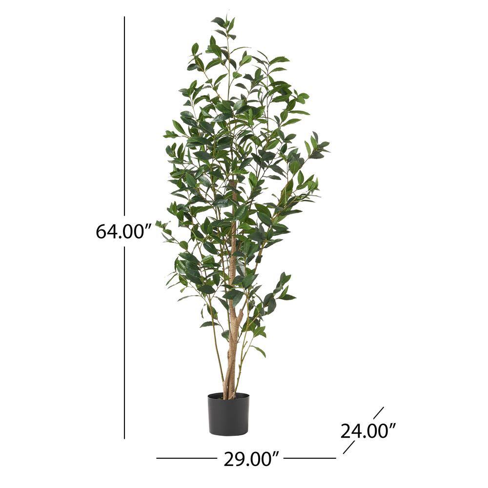 Noble House Bolivar 5.5 ft. Green Artificial Laurel Tree