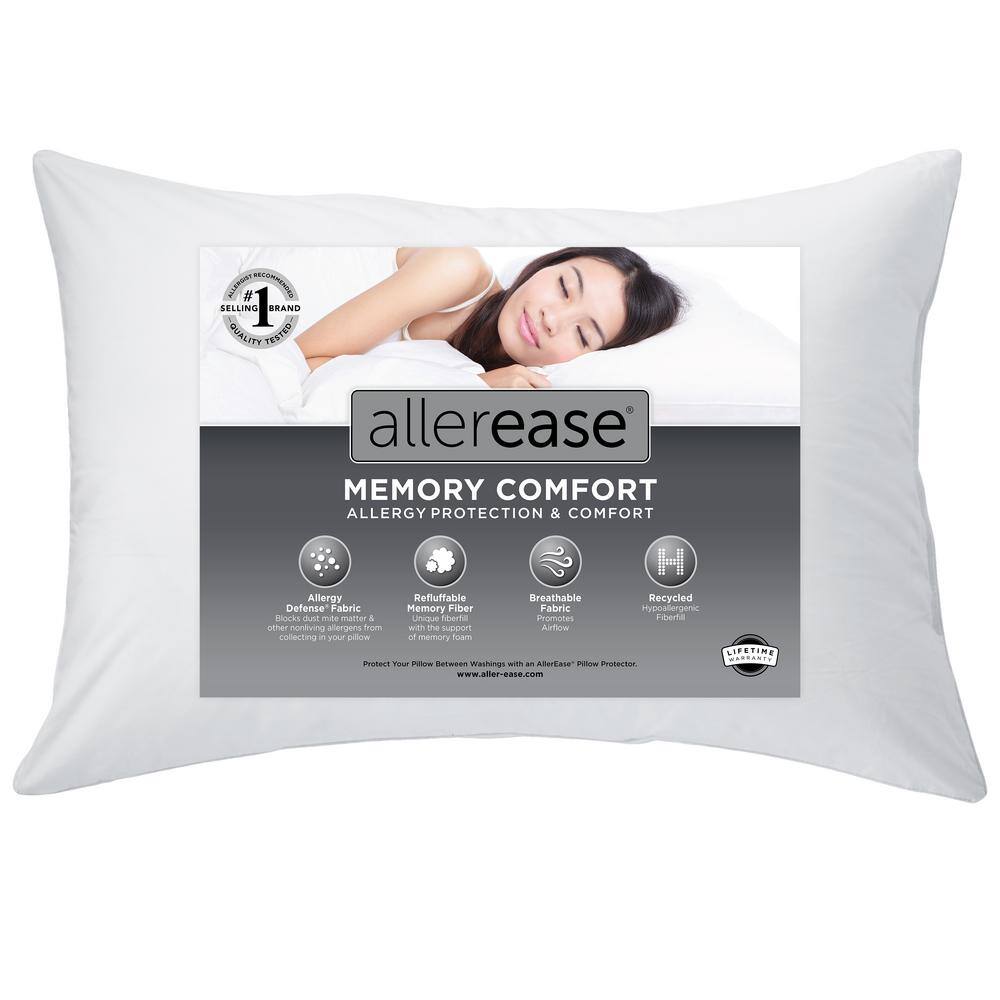 AllerEase Memory Fiber Hypoallergenic Pillow