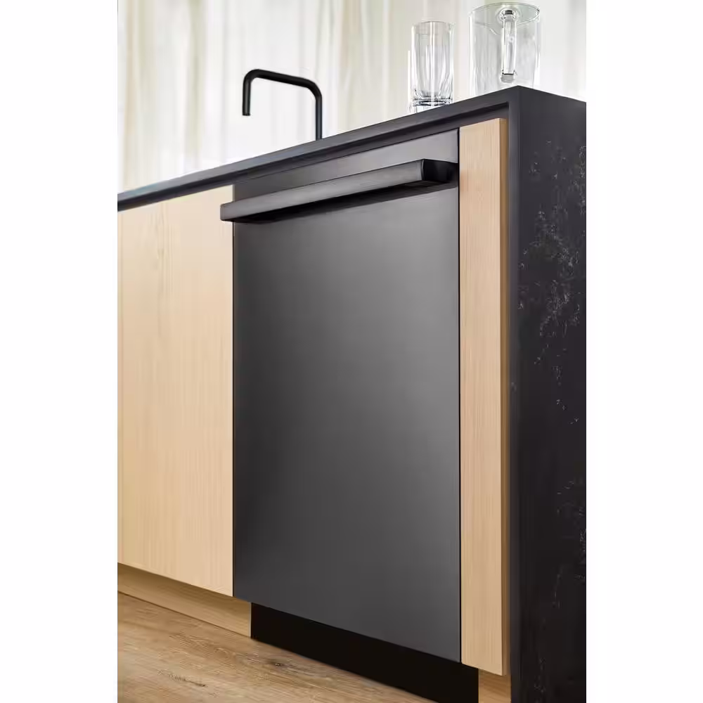 Bosch 800 Series 24 in. Black Stainless Steel Top Control Tall Tub Dishwasher with Stainless Steel Tub, 42 dBA