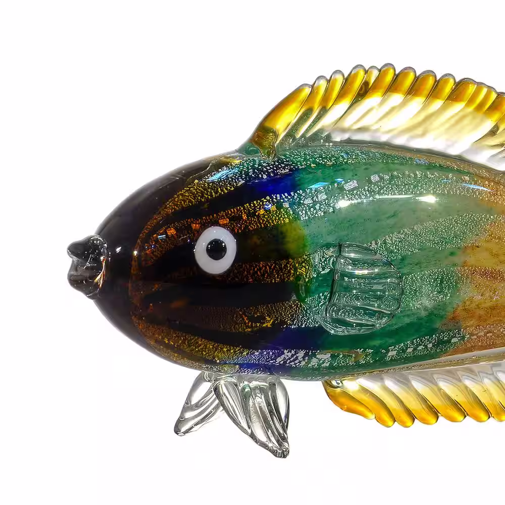Dale Tiffany Nile Fish Handcrafted Art Glass Figurine