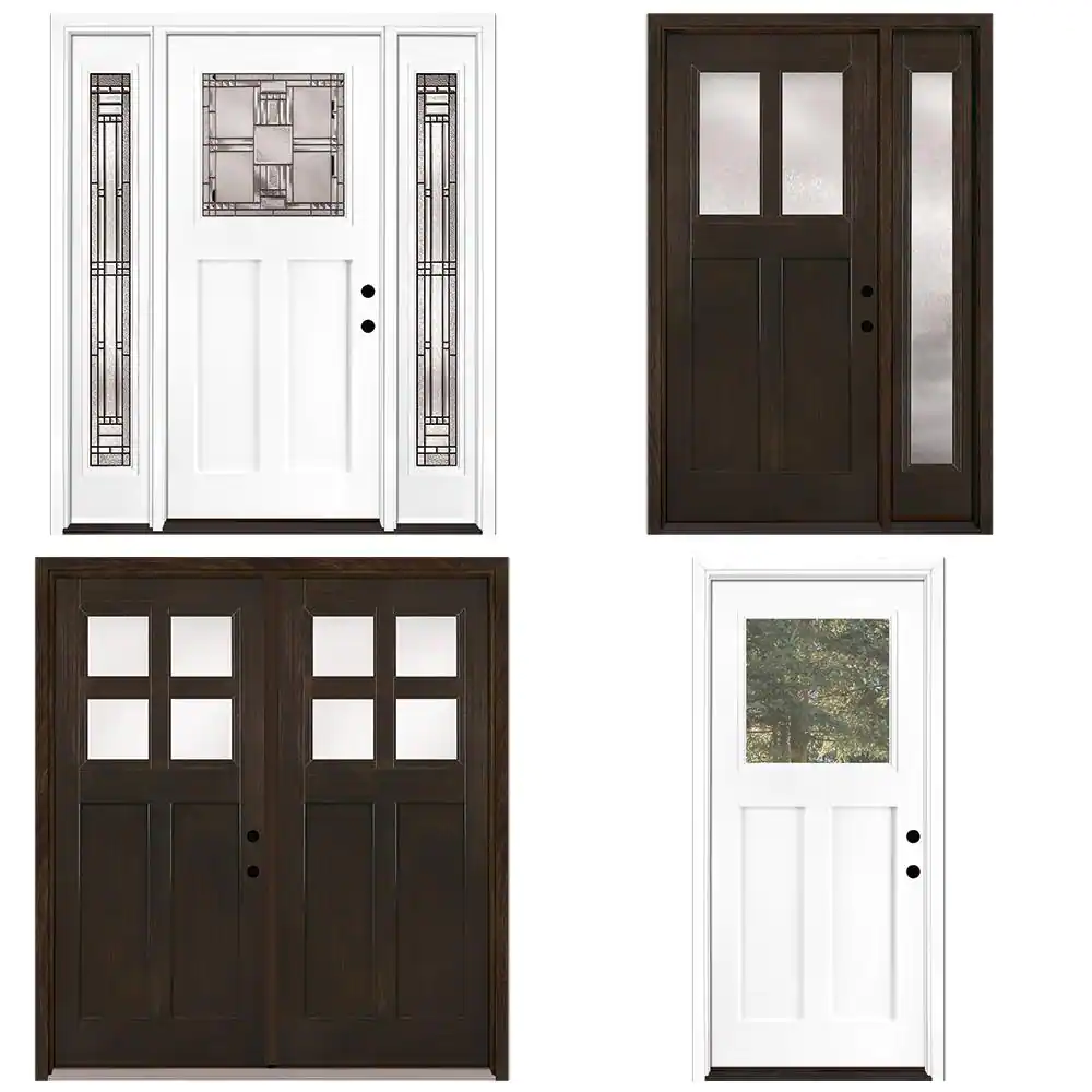 Feather River Doors Lighthouse Collection Customizable Fiberglass Door
