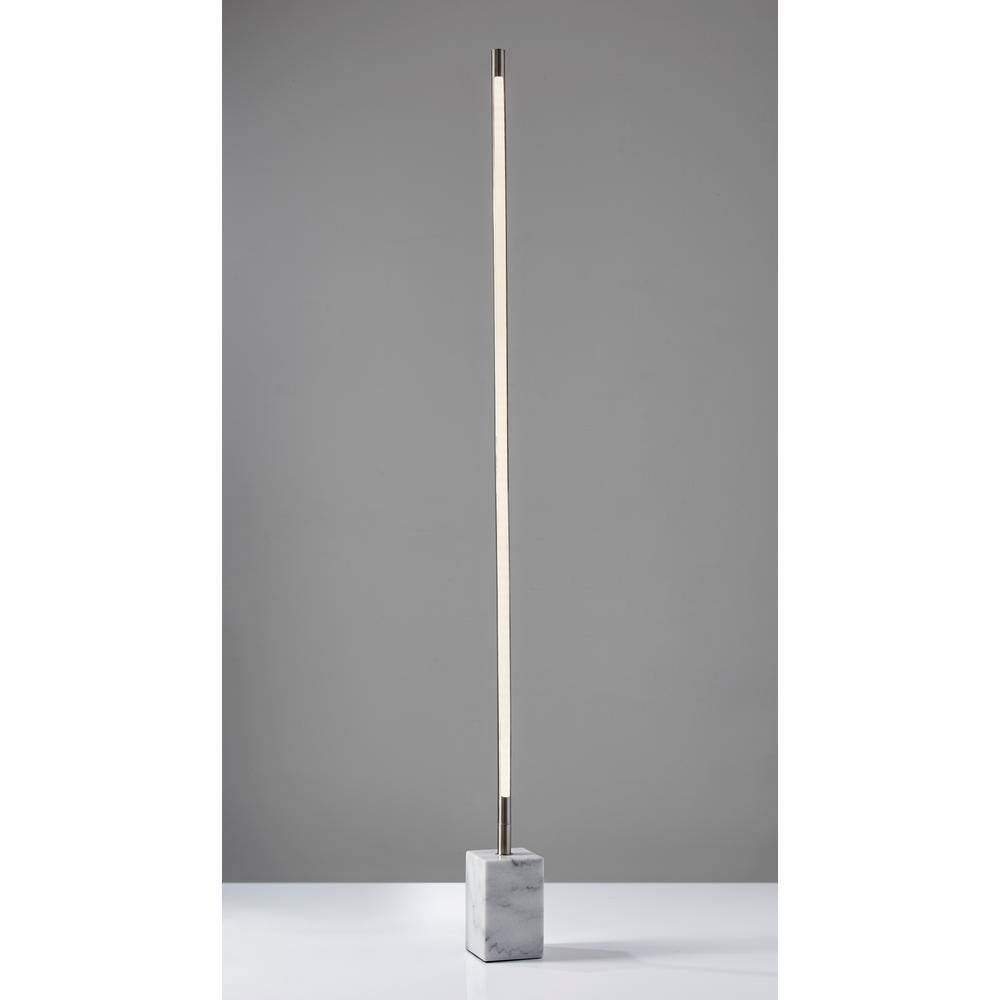 Adesso Felix 65 in. Integrated LED Brushed Steel Wall Washer Lamp
