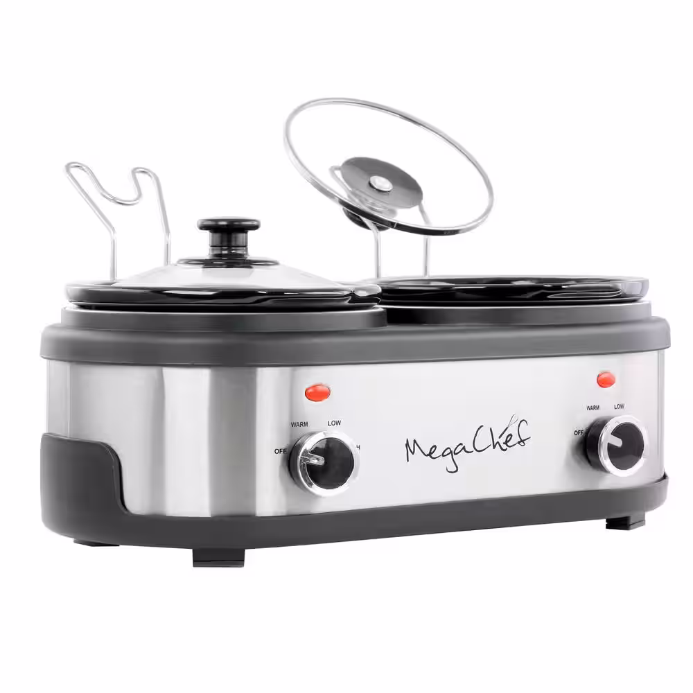 MegaChef MegaChef Dual 1.5 qt. Crock Buffet Slow Cooker