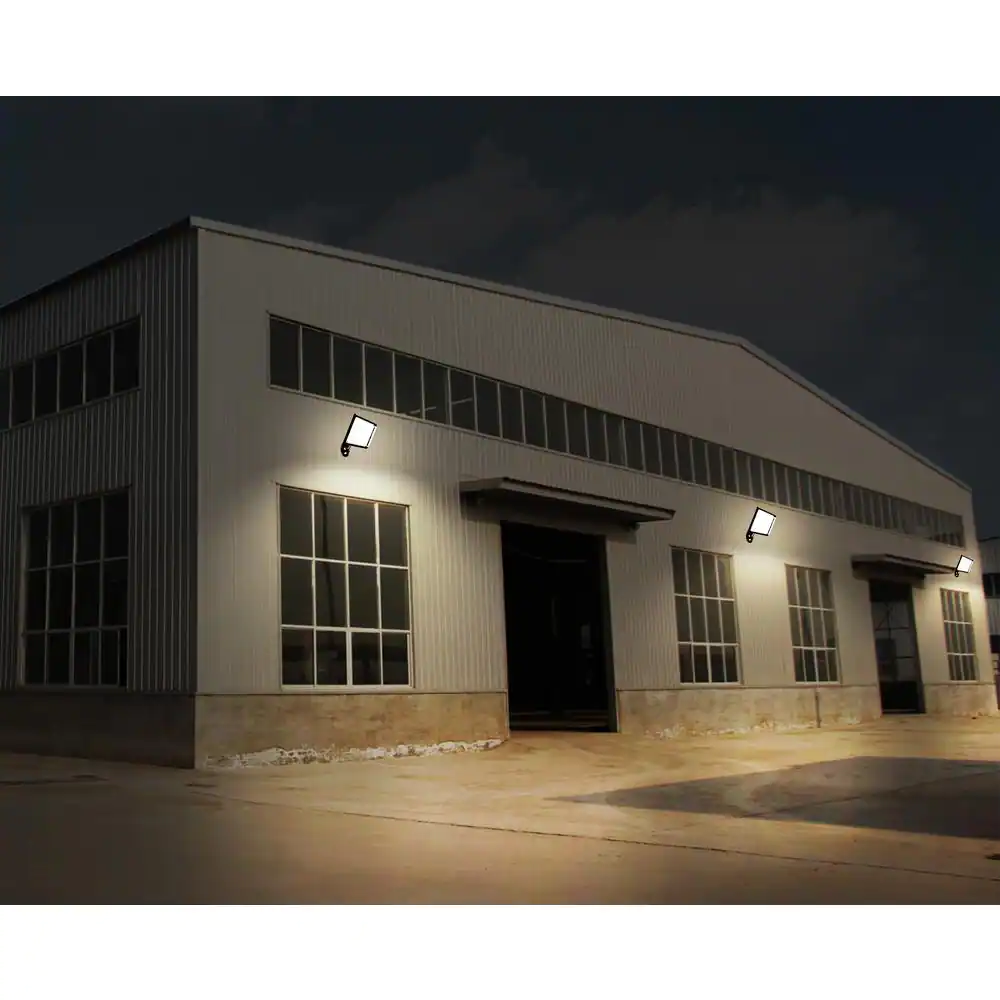 Commercial Electric 350-Watt Equivalent Bronze Integrated LED Outdoor Street Lamp Flood Light with Dusk to Dawn Control