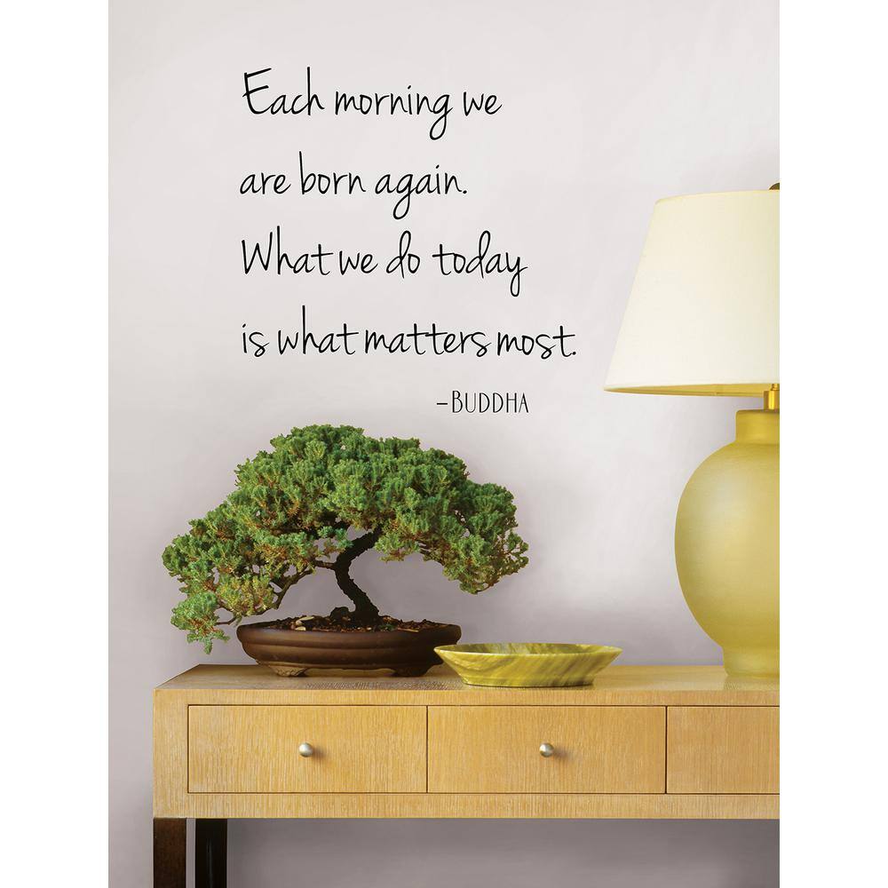 WallPops Black What Matters Quote Wall Decal