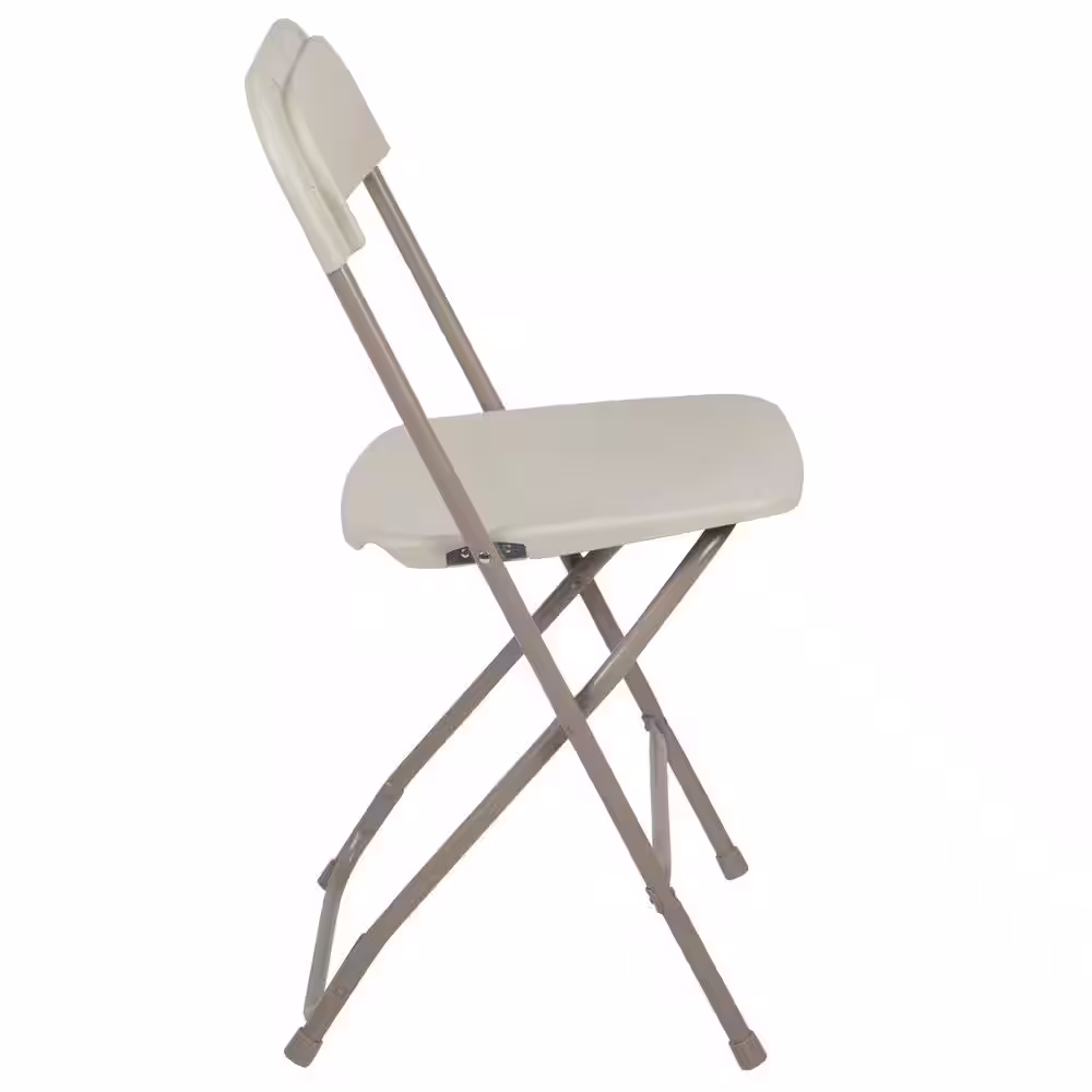 Carnegy Avenue Beige Metal Folding Chair (Set of 10)