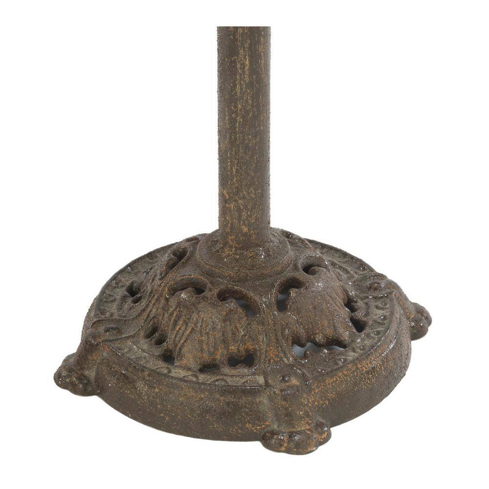 None Brown Antique Tabletop Head Form