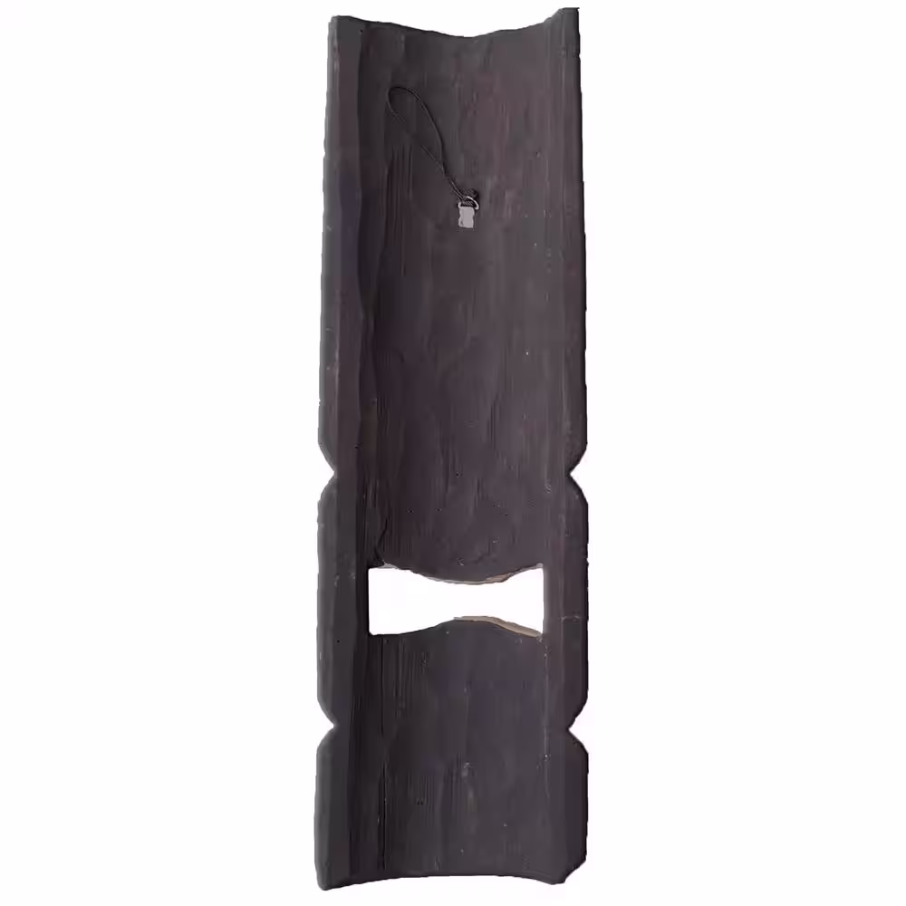 Backyard X-Scapes 20 in. Tiki Mask Hawaiian Dot Art Wood Wall Decor