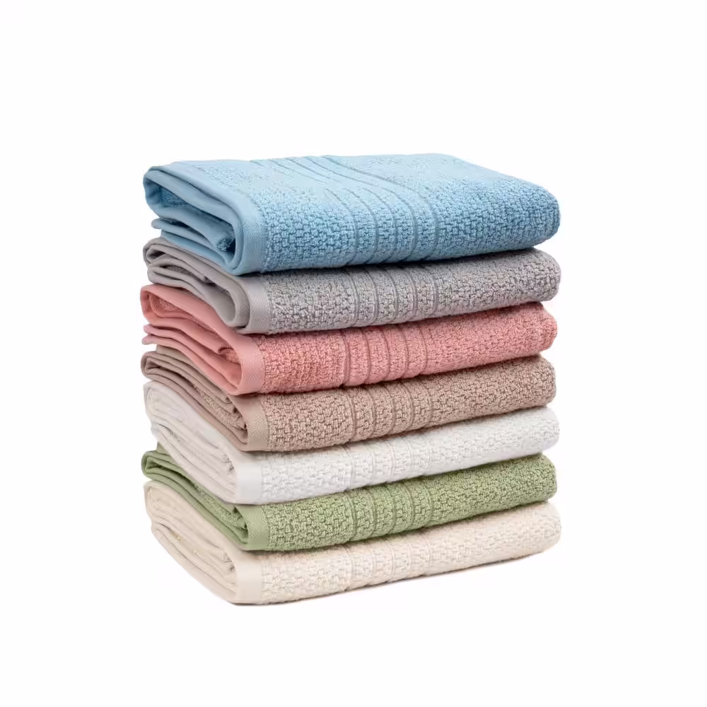 Lintex Softee 6-Piece Solid Cotton Bath Towel Set