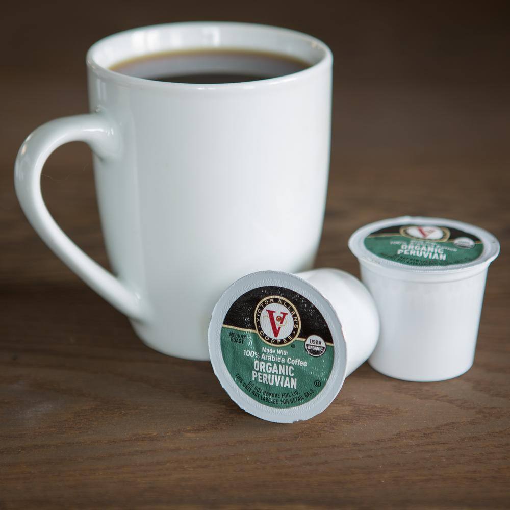 Victor Allen's Organic Peruvian Coffee, Single Serve Cups (80-Pack)