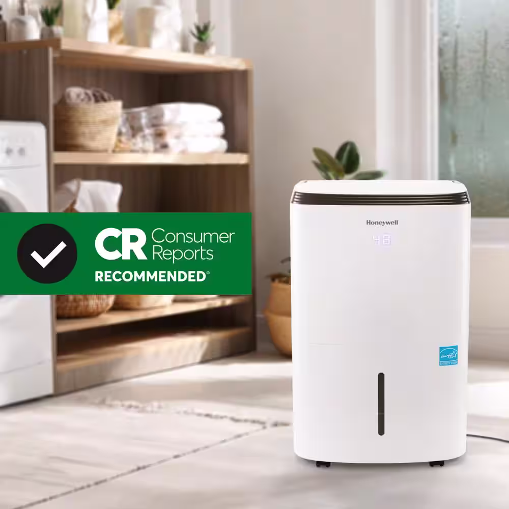 Honeywell ENERGY STAR 50-Pint Dehumidifier with Filter Change Alert