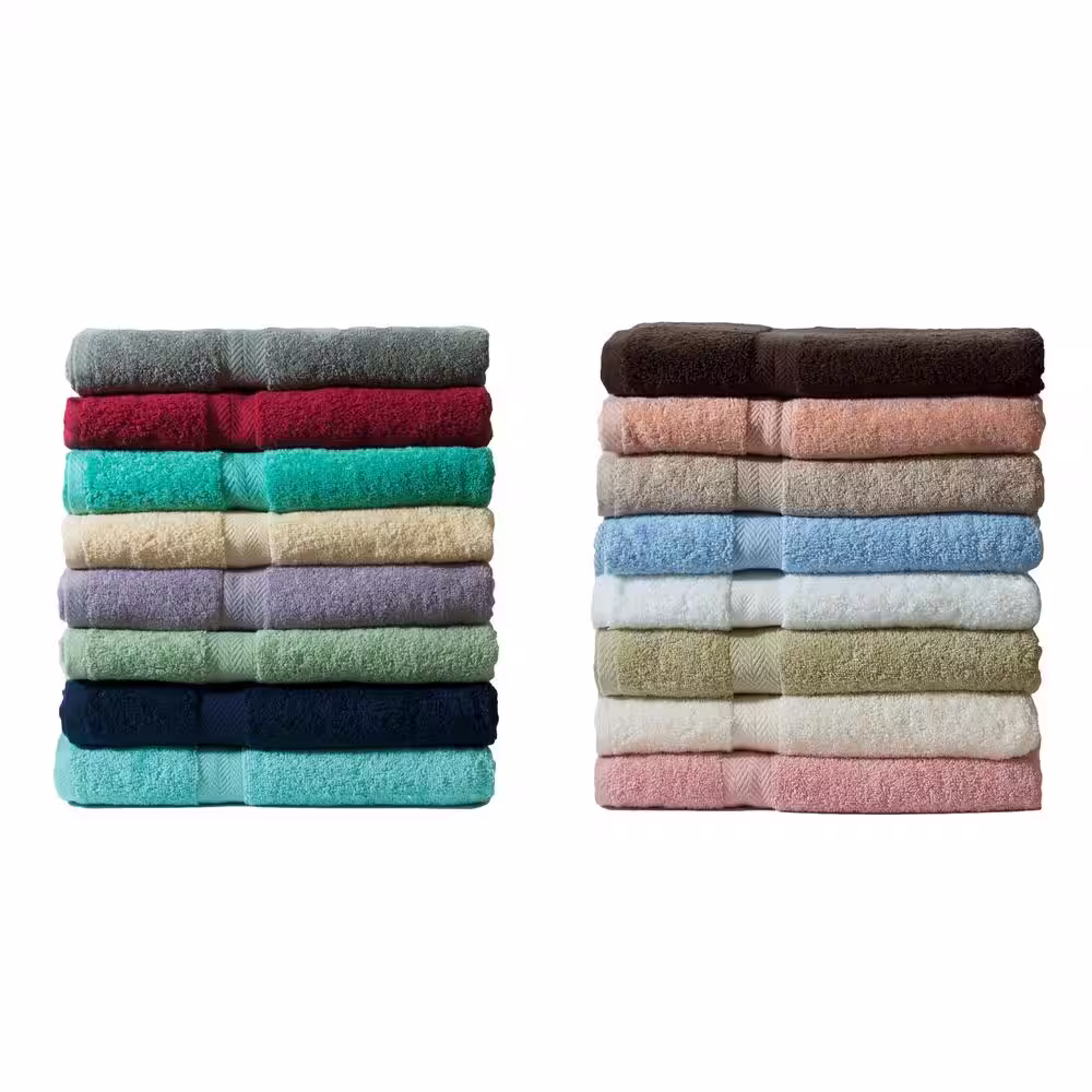 Espalma Deluxe 6-Piece Solid Cotton Bath Towel Set