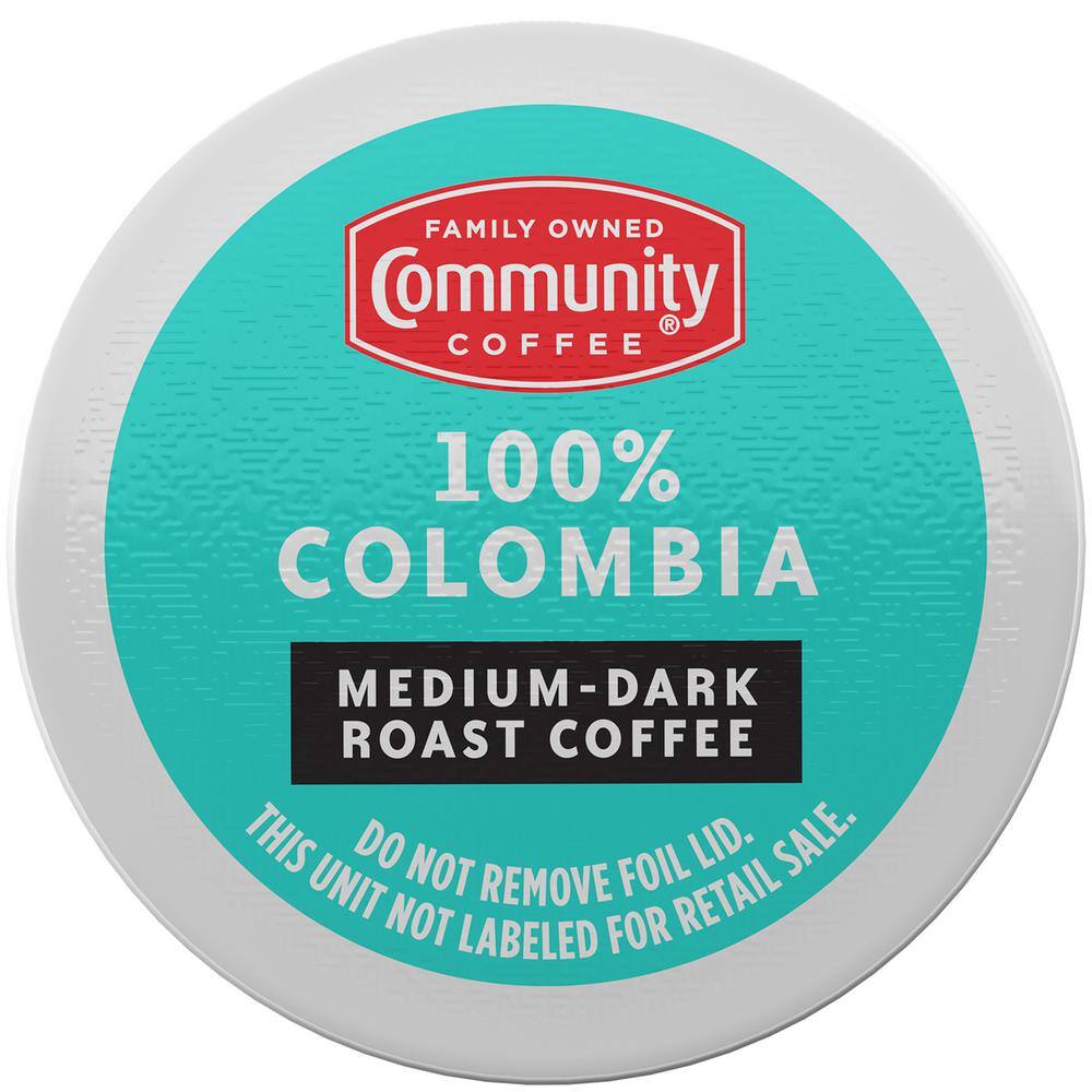 Community Coffee Colombia Altura Medium-Dark Roast Single Serve Cups (96-Pack)