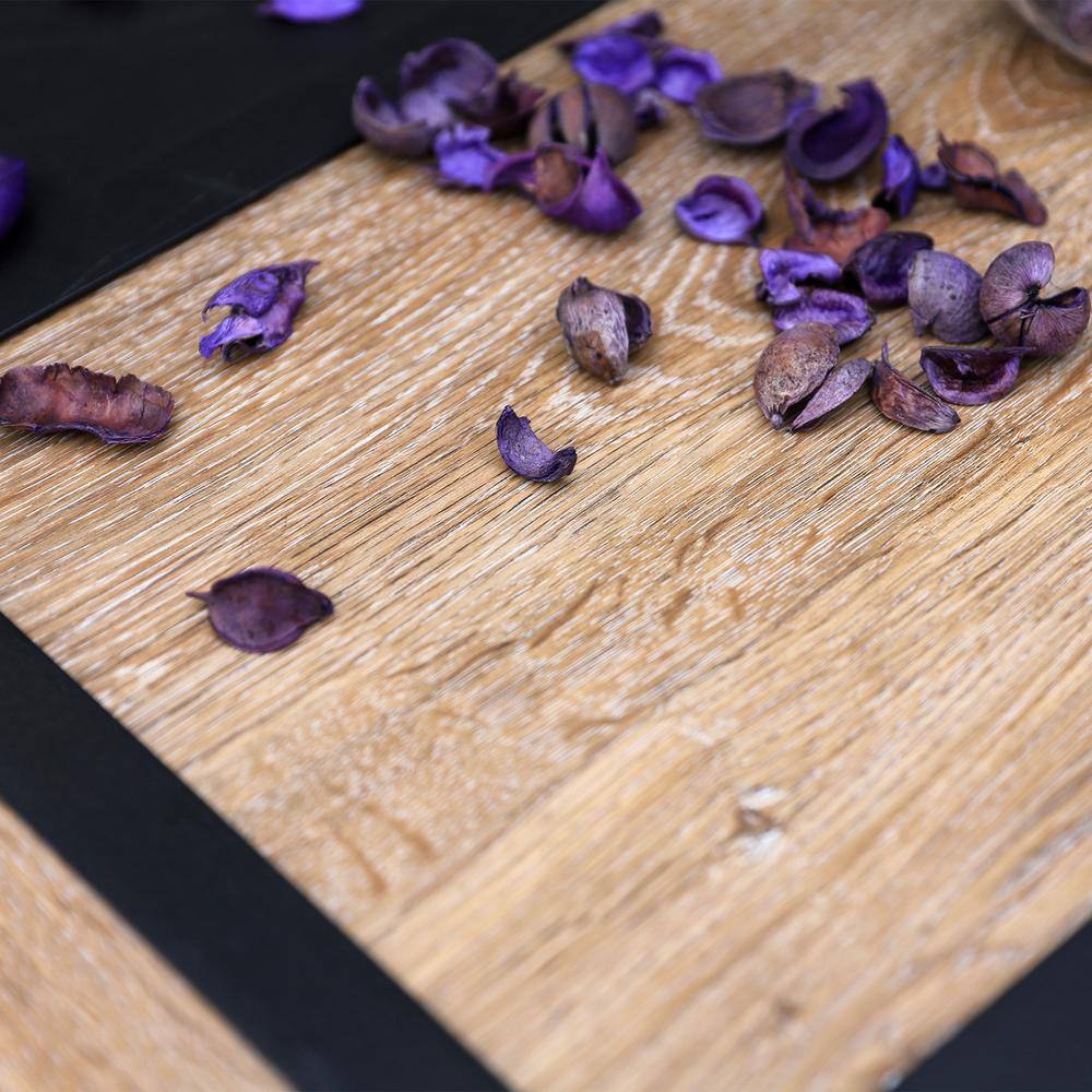 None Black 7-Piece Metal Patio Outdoor Dining Set with Geometric Rectangle Table and Rattan Arm Chairs with Beige Cushion