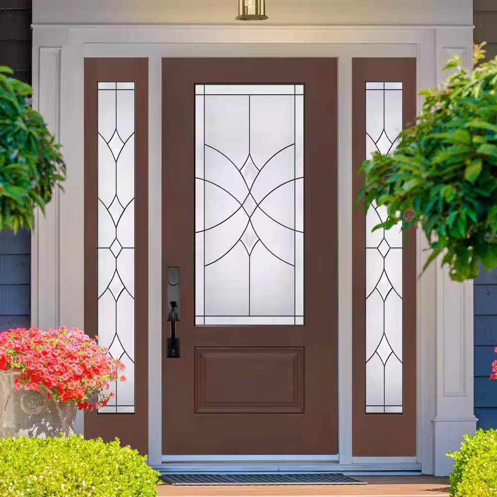 Steves & Sons Regency Collection Customizable Fiberglass Front Door