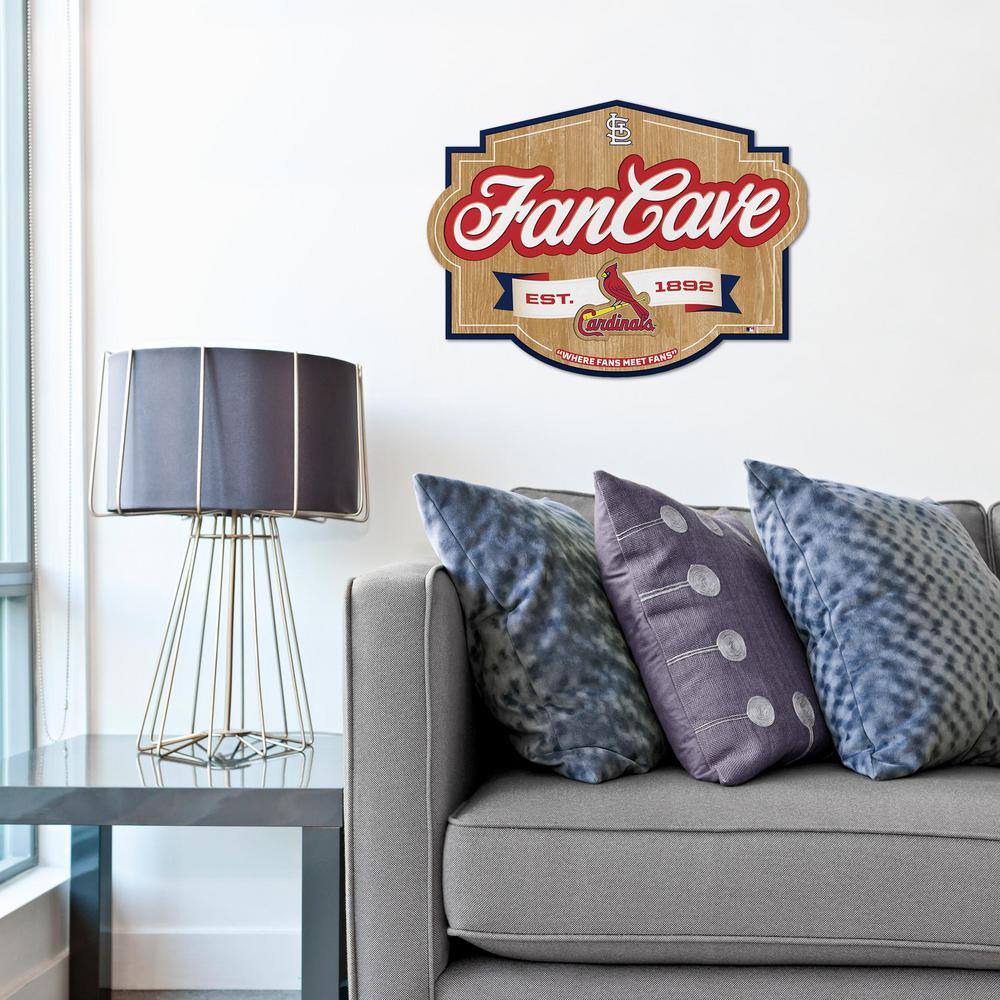 YouTheFan MLB St. Louis Cardinals Fan Cave Decorative Sign