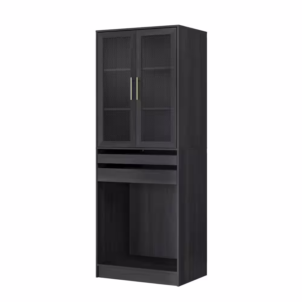 None Robin closet in 30 in. W with upper doors Wood Closet System