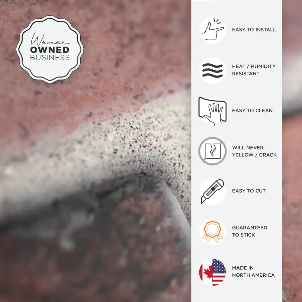 smart tiles Brik Porto Red 21.28 in. x 10.86 in. Vinyl Peel and Stick Tile (2.48 sq. ft./ 2-pack)