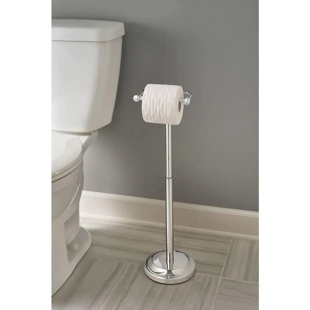 Delta Silverton Telescoping Free-Standing Toilet Paper Holder in Chrome
