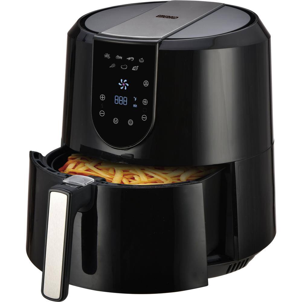 Emerald Air Fryer 5.2 l Capacity with Digital LED Touch Display and Slide Out Pan/Detachable Basket 1800-Watts (1807)