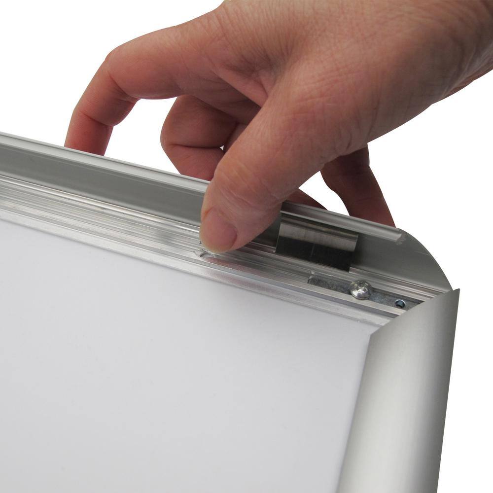 SECO 11 in. x 17 in. Silver Snap Frame