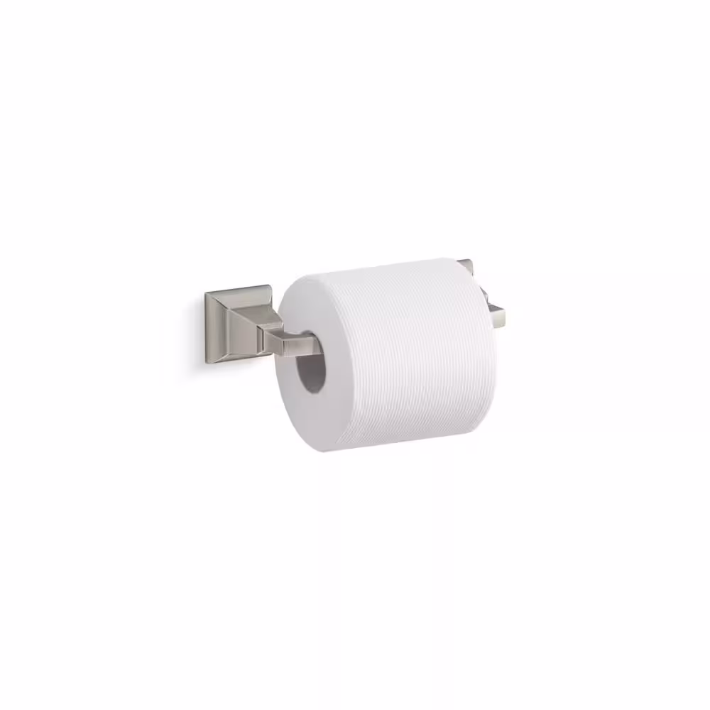 KOHLER Kallan Wall-Mount Toilet Paper Holder in Vibrant Brushed Nickel